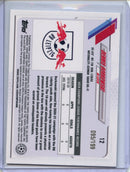 2020-21 Topps Chrome UEFA CL Dennis Borkowski Aqua Refractor 95/199