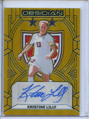 2024-25 Obsidian Soccer Kristine Lilly USWNT Class Of 99 Gold Flood 8/10