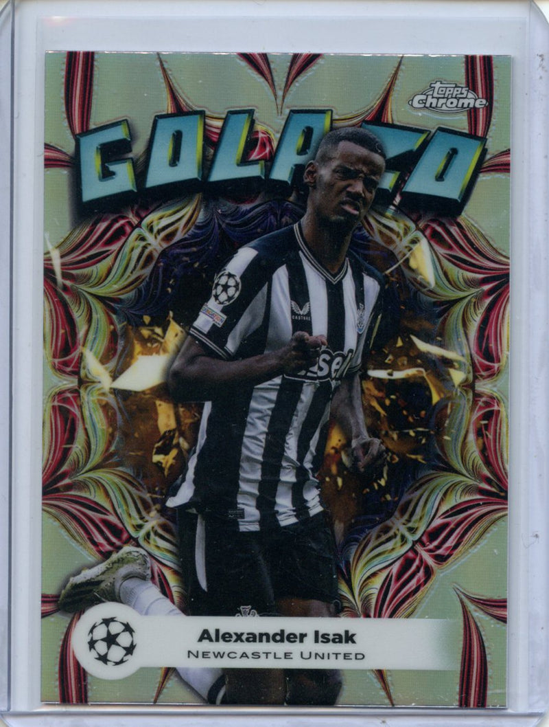 2023-24 Topps Chrome UEFA Alexander Isak Golazo