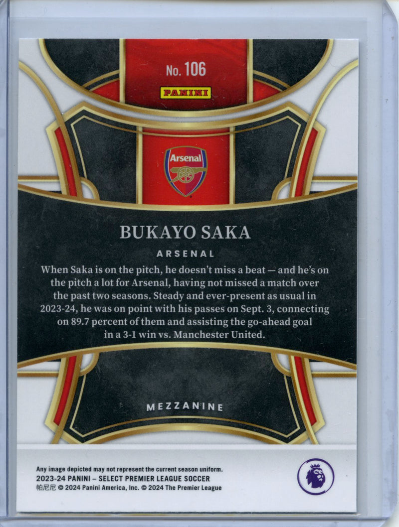 2023-24 Select Premier League Bukayo Saka Mezzanine