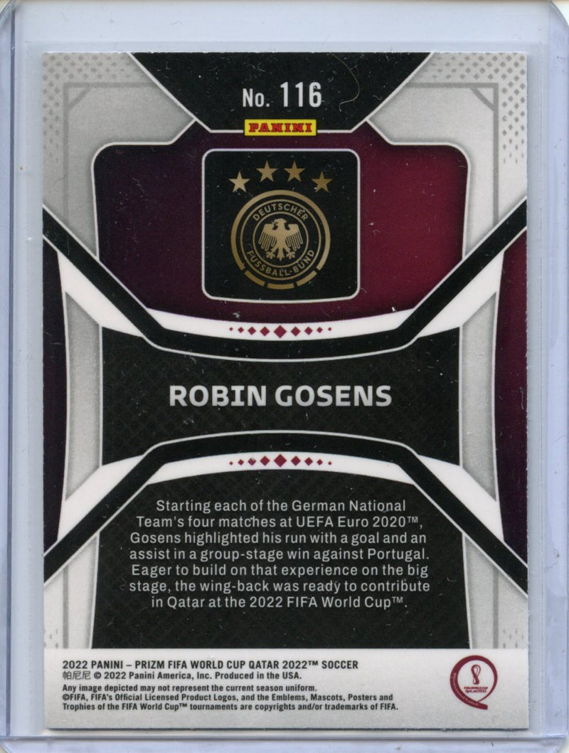 2022 Panini Prizm FIFA World Cup Qatar Robin Gosens