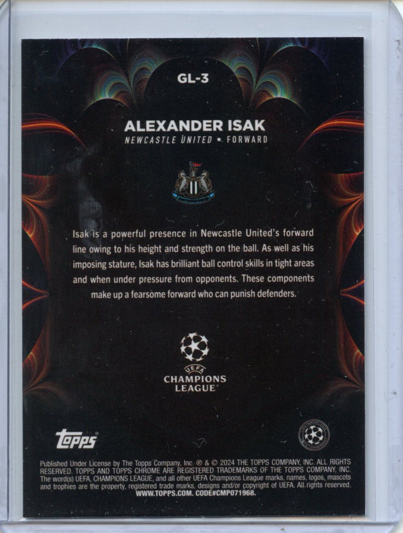 2023-24 Topps Chrome UEFA Alexander Isak Golazo