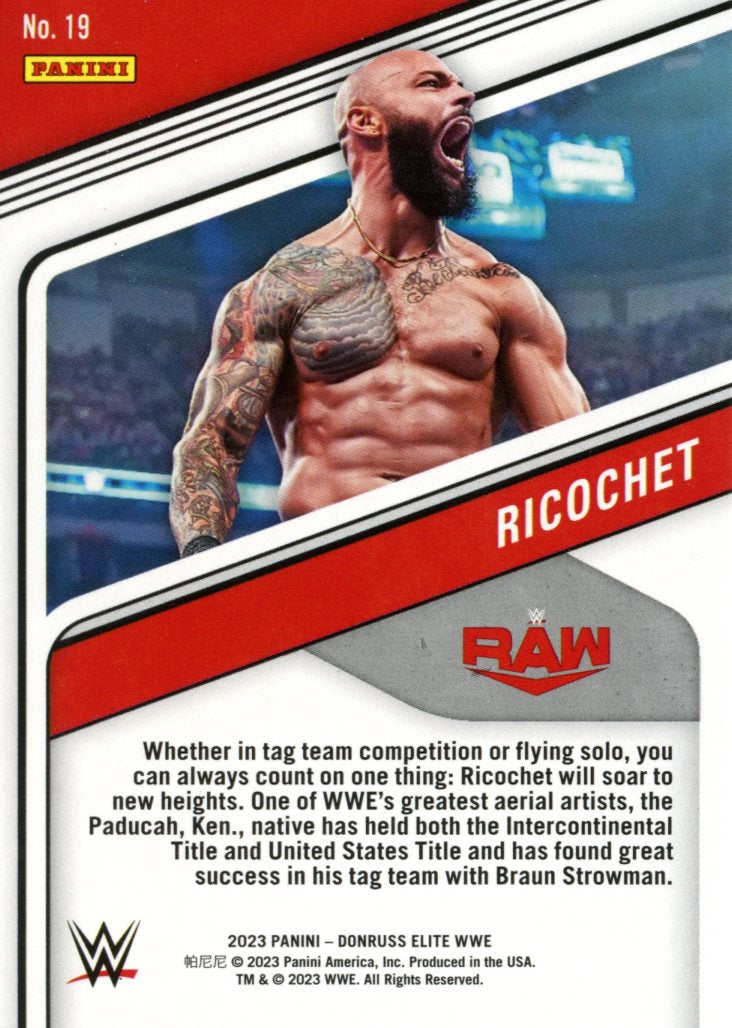 2023 Panini Donruss Elite WWE Ricochet