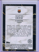 2021-22 Topps Chrome UEFA CL Memphis Depay Chasing Glory