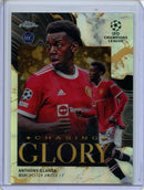 2021-22 Topps Chrome UEFA CL Anthony Elanga Chasing Glory
