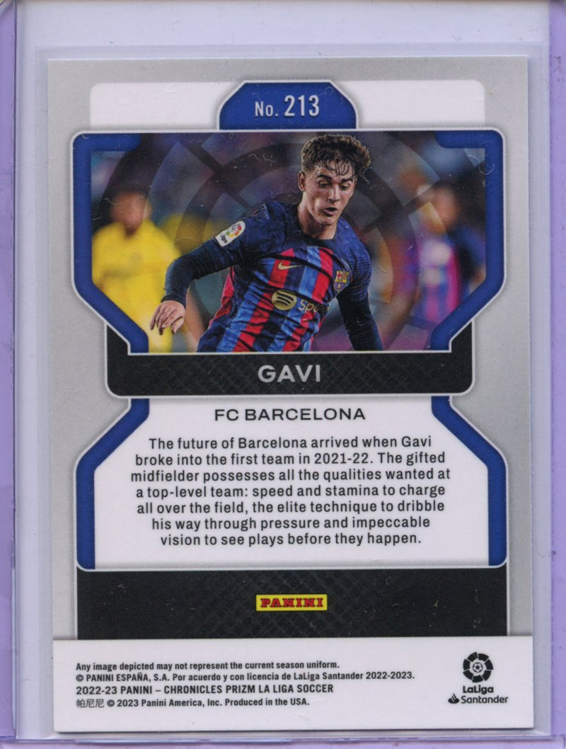 2022-23 Panini Chronicles Soccer Gavi Prizm