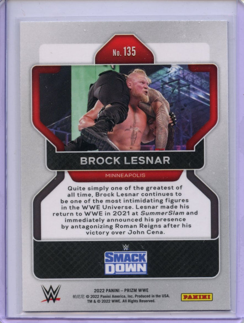 2022 Prizm WWE Brock Lesnar