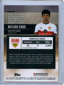 2021-22 Topps Bundesliga Stadium Club Chrome Wataru Endo Refractor