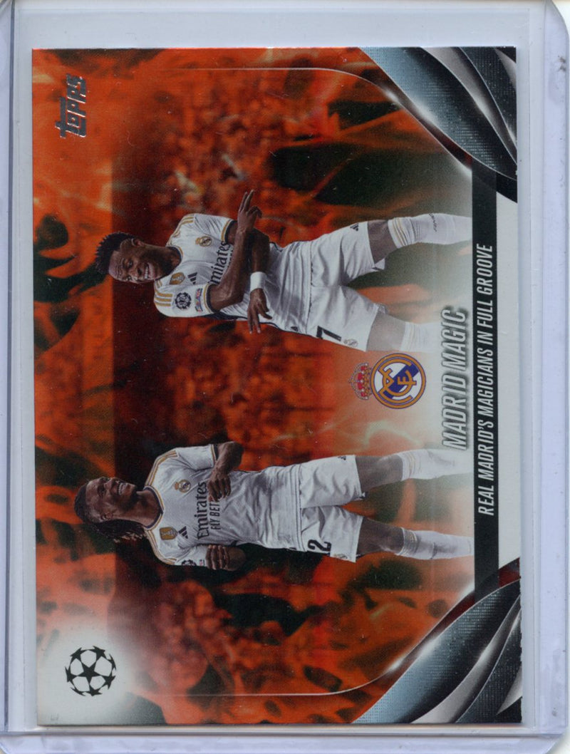 2023-24 Topps UEFA CC Madrid Magic Inferno Foil