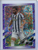 2020-21 Topps Chrome UEFA CL Manolo Portanova Purple Mini-Diamond Refractor 83/250
