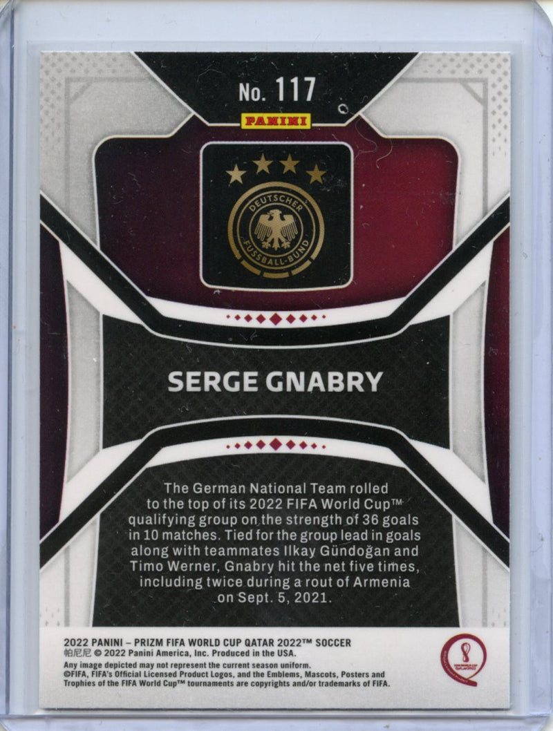 2022 Panini Prizm FIFA World Cup Qatar Serge Gnabry