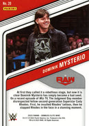 2023 Panini Donruss Elite WWE Dominik Mysterio