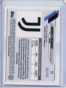 2020-21 Topps Chrome UEFA CL Manolo Portanova Purple Mini-Diamond Refractor 83/250