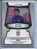2024-25 Obsidian Soccer Jaedyn Shaw Volcanic Material Signatures Orange 3/50