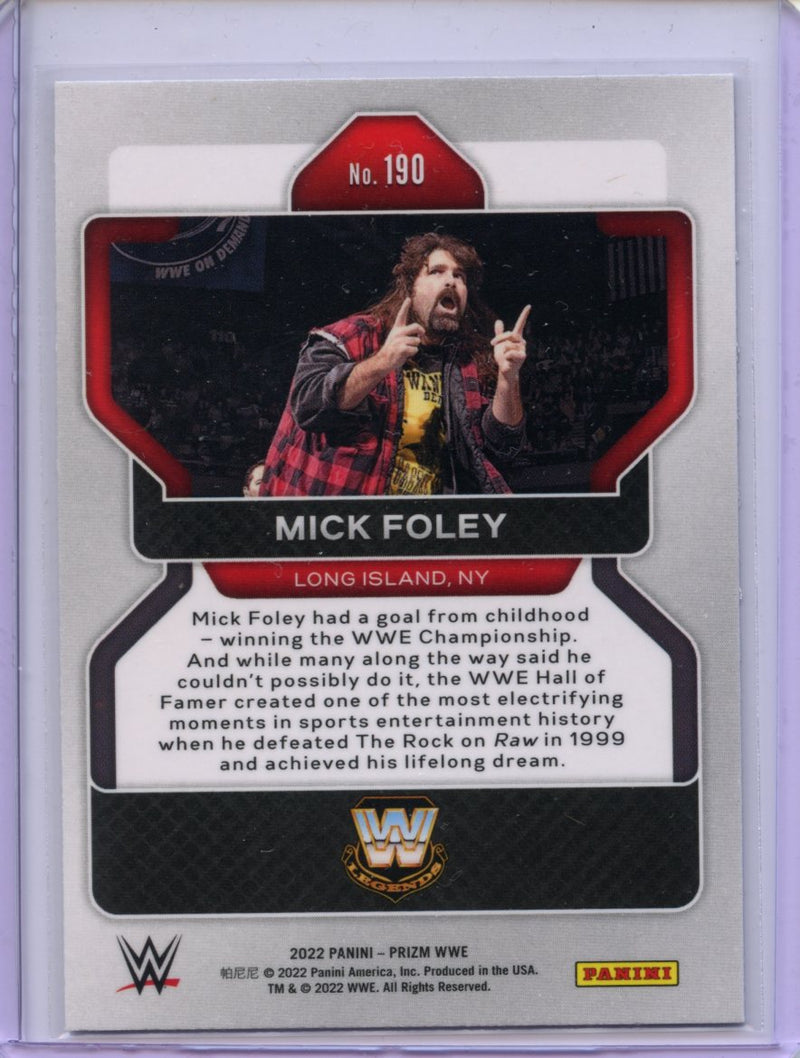 2022 Prizm WWE Mick Foley