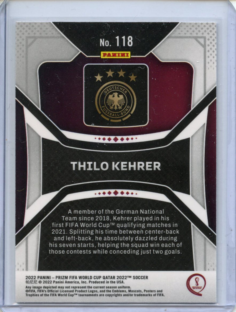 2022 Panini Prizm FIFA World Cup Qatar Thilo Kehrer