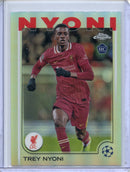 2024-25 Topps Chrome UEFA Club Comps Trey Nyoni Refractor