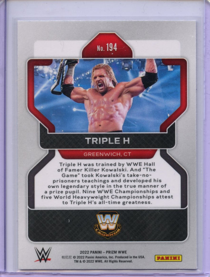 2022 Prizm WWE Triple H