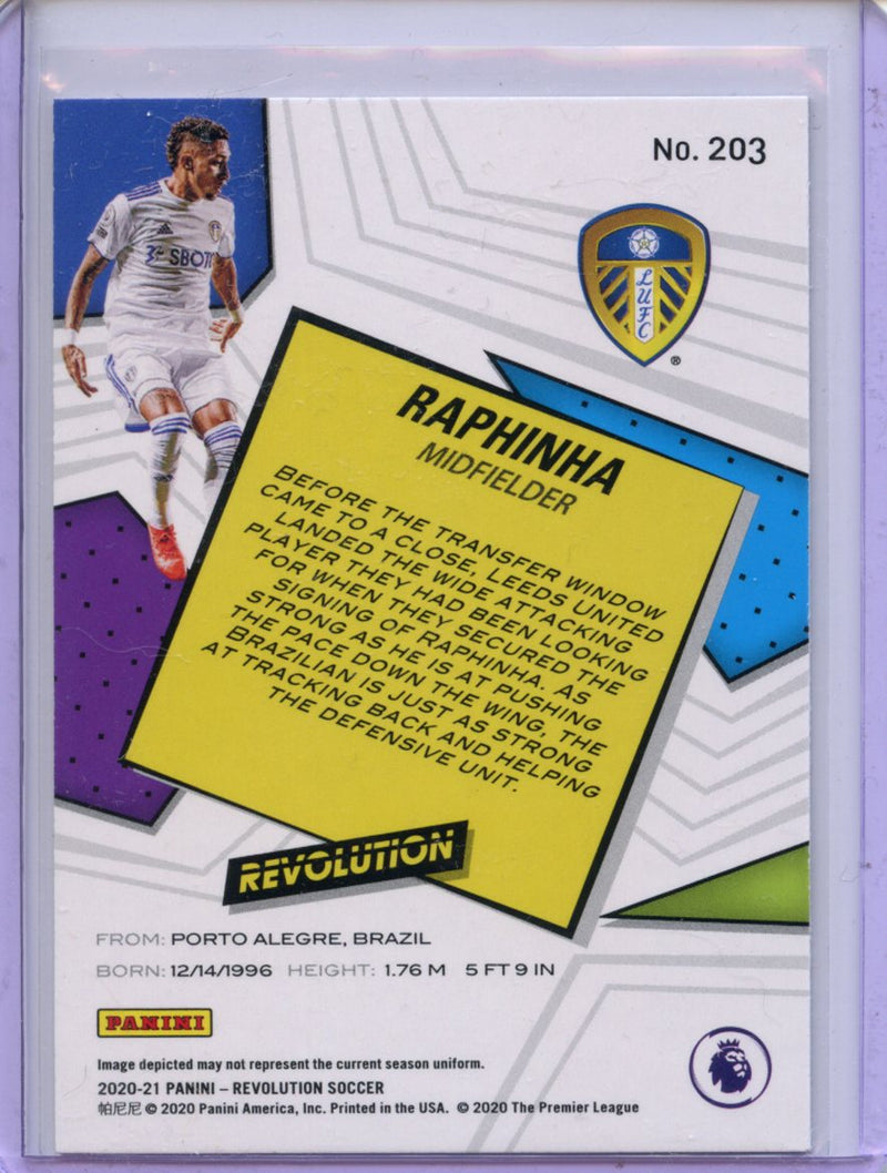 2020-21 Panini Revolution Premier League Soccer Raphinha