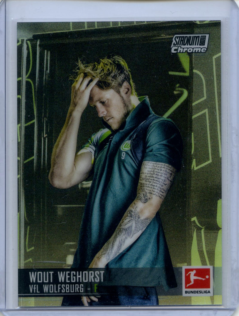 2021-22 Topps Bundesliga Stadium Club Chrome Wout Weghorst Refractor