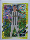 2020-21 Topps Chrome UEFA CL Paulo Dybala Yellow Mini-Diamond Refractor 27/299