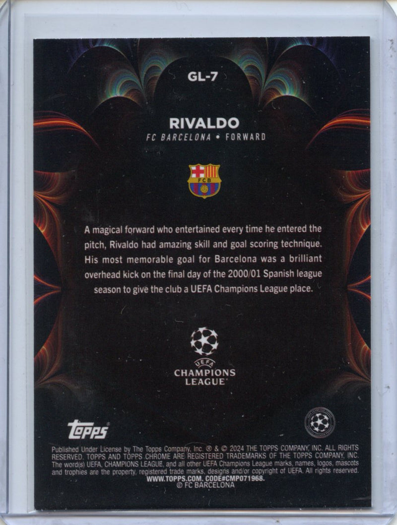 2023-24 Topps Chrome UEFA Rivaldo Golazo