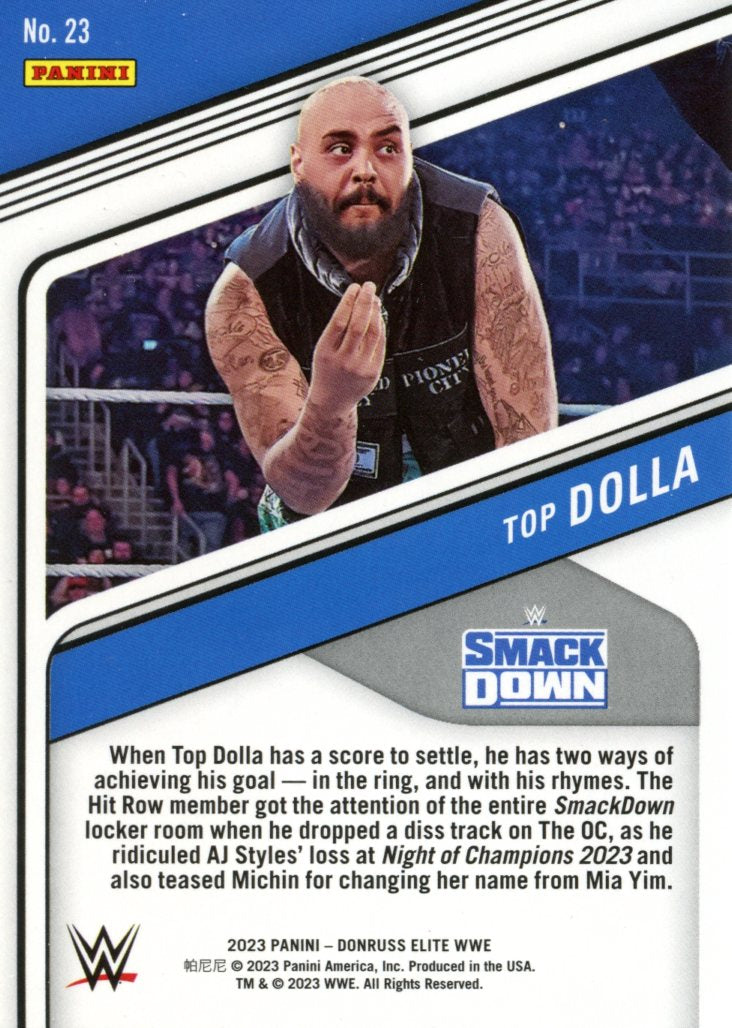 2023 Panini Donruss Elite WWE Top Dolla