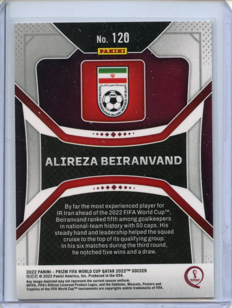 2022 Panini Prizm FIFA World Cup Qatar Alireza Beiranvand