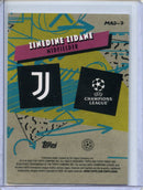 2025-26 Topps Finest UEFA Zinedine Zidane 90s Madness