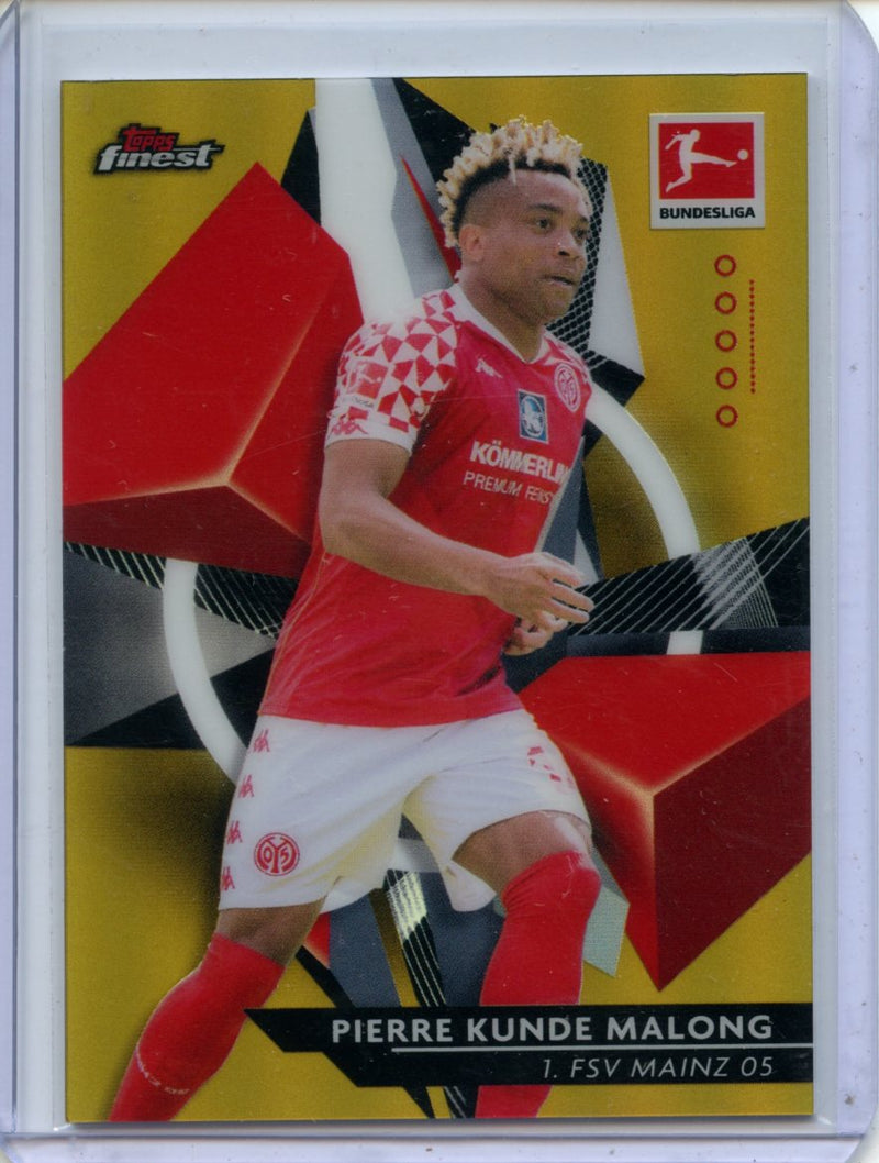 2020-21 Finest Bundesliga Pierre Kunde Malong Gold 11/50