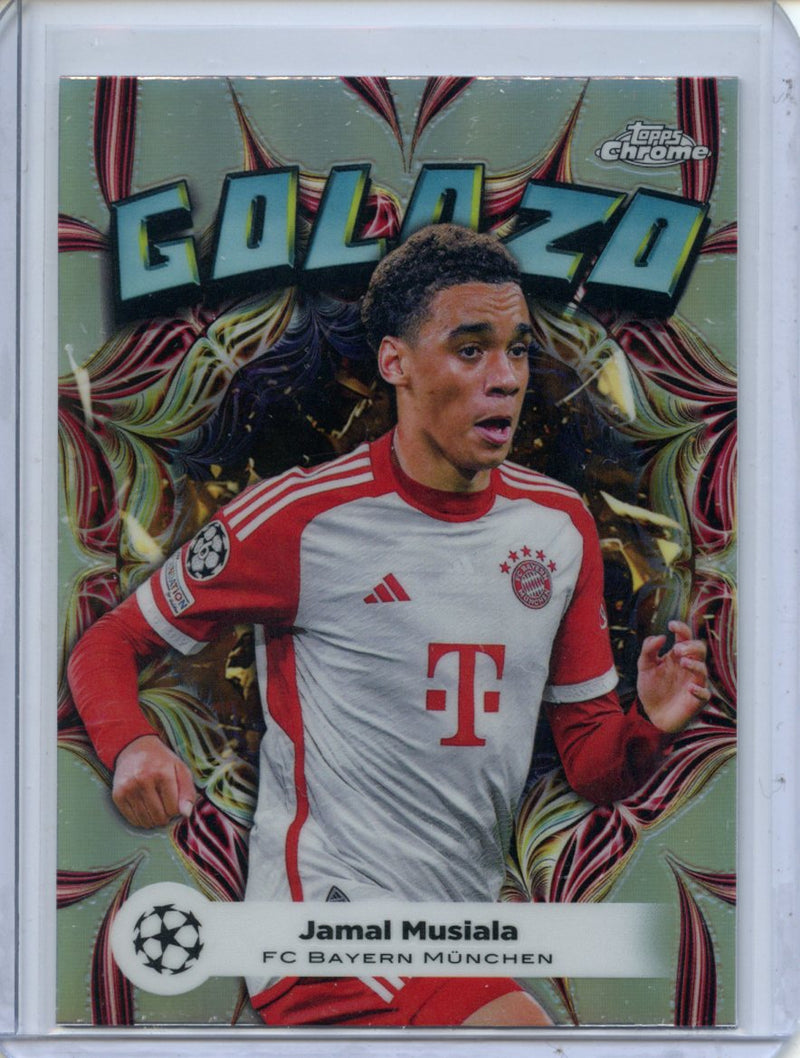 2023-24 Topps Chrome UEFA Jamal Musiala Golazo