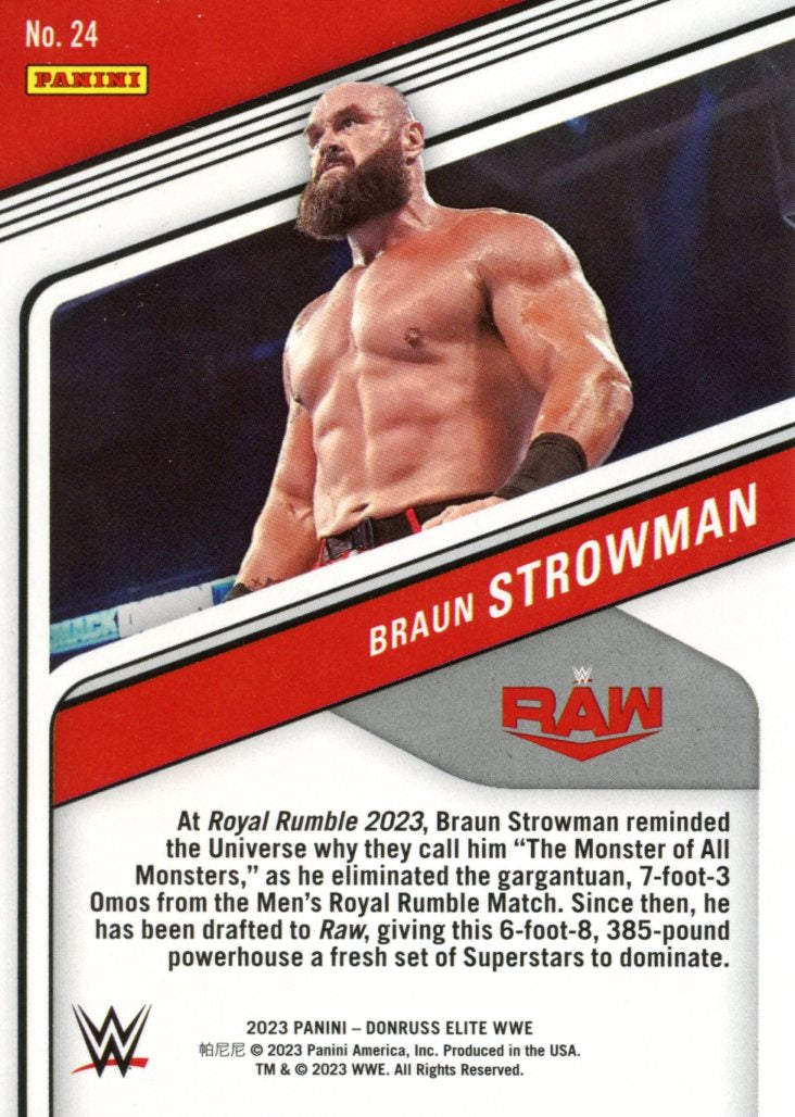 2023 Panini Donruss Elite WWE Braun Strowman