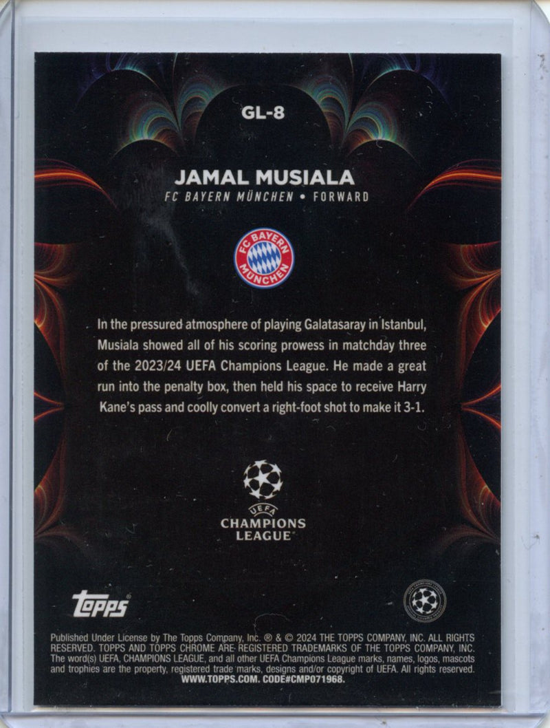 2023-24 Topps Chrome UEFA Jamal Musiala Golazo