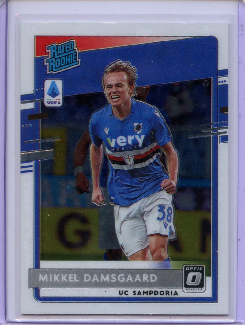 2020-21 Panini Chronicles Mikkel Damsgaard Donruss Optic Rated Rookie