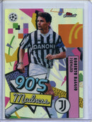 2025-26 Topps Finest UEFA Roberto Baggio 90s Madness