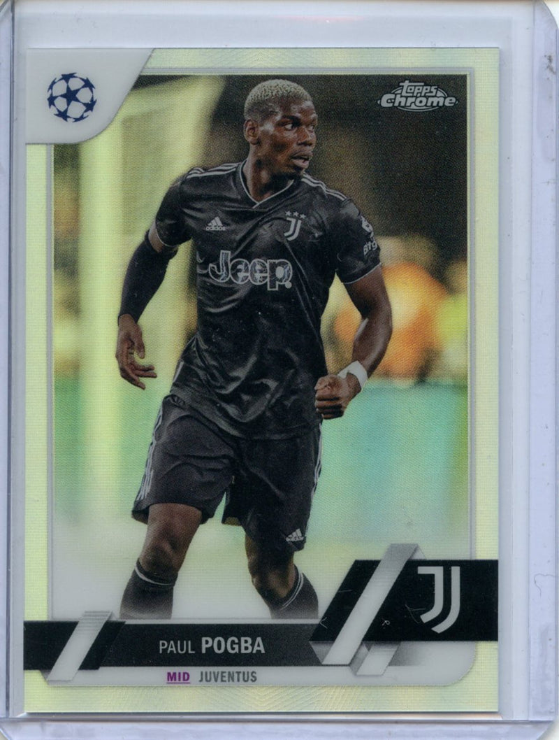 2022-23 Topps Chrome UEFA Paul Pogba Refractor