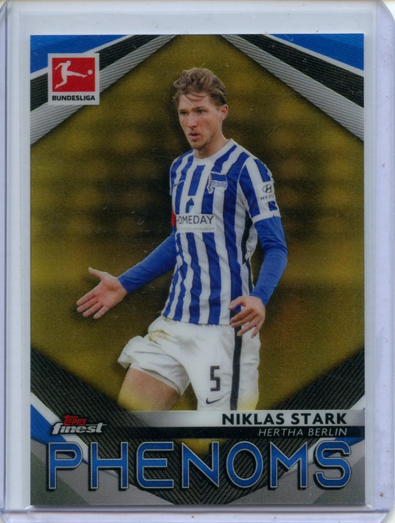 2020-21 Finest Bundesliga Niklas Stark Finest Phenoms Gold 48/50