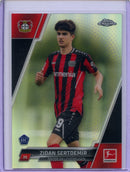 2021-22 Topps Chrome Bundesliga Soccer Zidan Sertdemir Refractor
