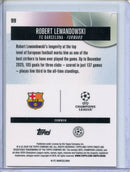 2025-26 Topps Finest UEFA Robert Lewandowski Checkerboard