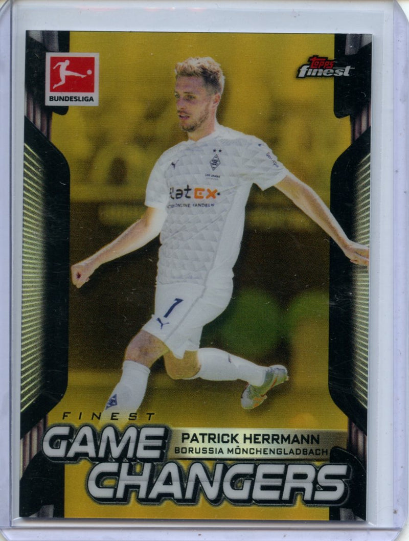 2020-21 Finest Bundesliga Patrick Herrmann Game Changers Gold 7/50