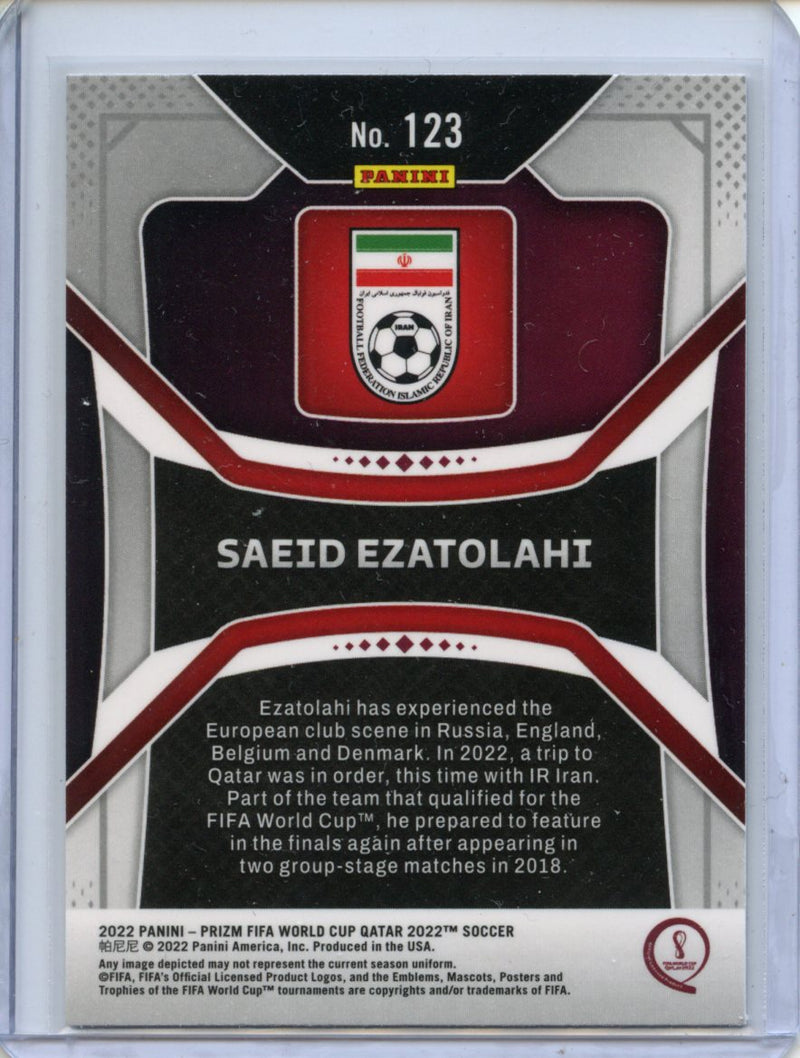 2022 Panini Prizm FIFA World Cup Qatar Saeid Ezatolahi