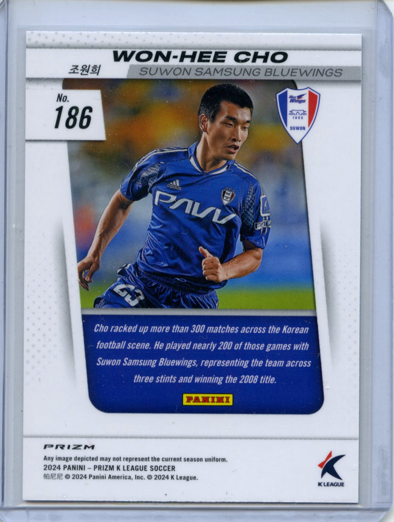 2024 Prizm K-League Soccer Won-Hee Cho K-League Legends Silver Prizm