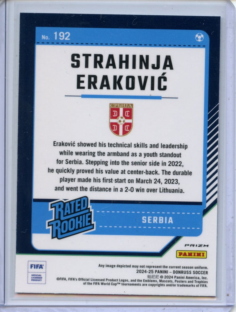 2024-25 Donruss Strahinja Erakovic Optic Holo