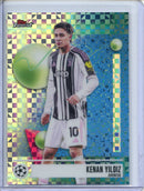 2025-26 Topps Finest UEFA Kenan Yildiz Checkerboard