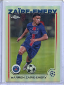 2024-25 Topps Chrome UEFA Club Comps Warren Zaire-Emery Refractor
