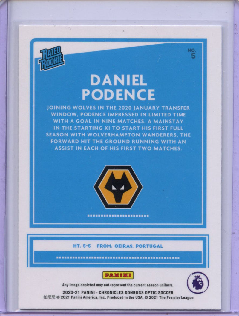 2020-21 Panini Chronicles Daniel Podence Donruss Optic Rated Rookie