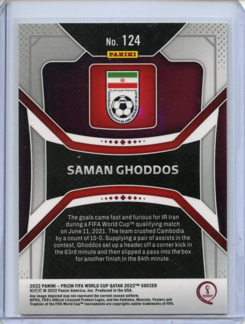 2022 Panini Prizm FIFA World Cup Qatar Saman Ghoddos