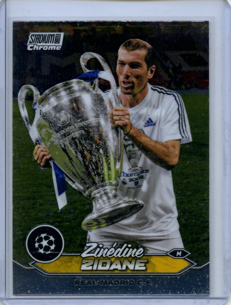 2023-24 Topps Stadium Club UEFA Club Competitions Zinedine Zidane