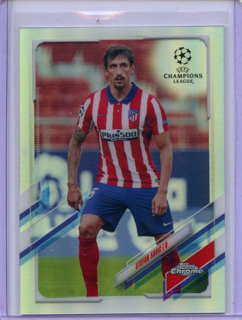 2020-21 Topps Chrome UEFA CL Stefan Savic Refractor