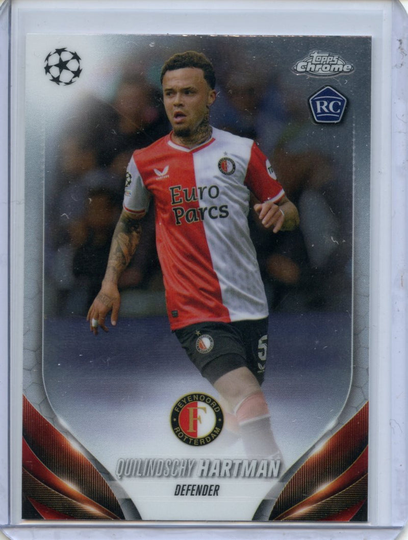 2023-24 Topps Chrome UEFA Quilindschy Hartman Refractor